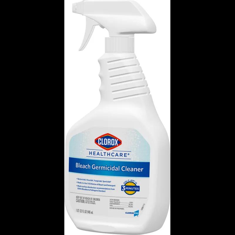 Clorox Healthcare® Bleach Germicidal Fruity Floral One-Step Disinfectant Deodorizer 32 FLOZ Multi Surface RTU 6/Case