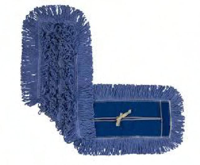 Dustroyer® Dust Mop Head 72X5 IN Blue Cotton Cut End 4 Ply Yarn 3/Case