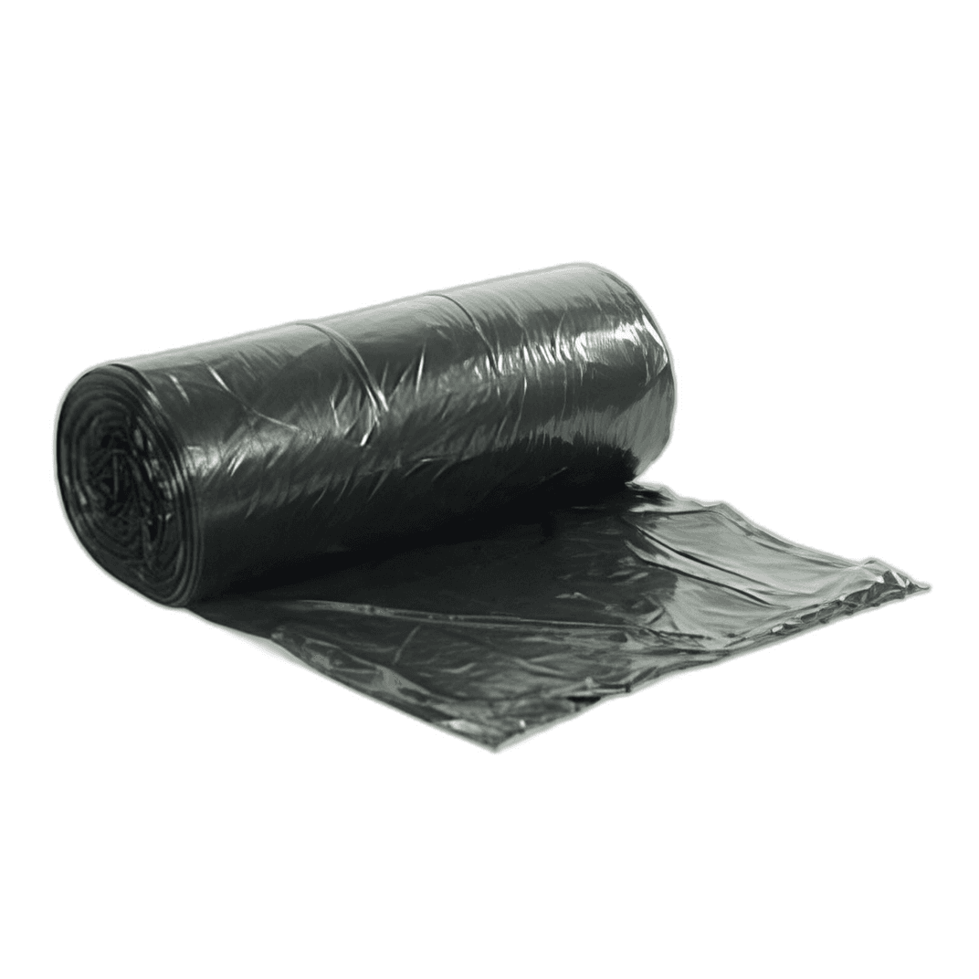 Can Liner 23X31 IN 12-16 GAL Black Plastic 0.3MIL 1000/Case