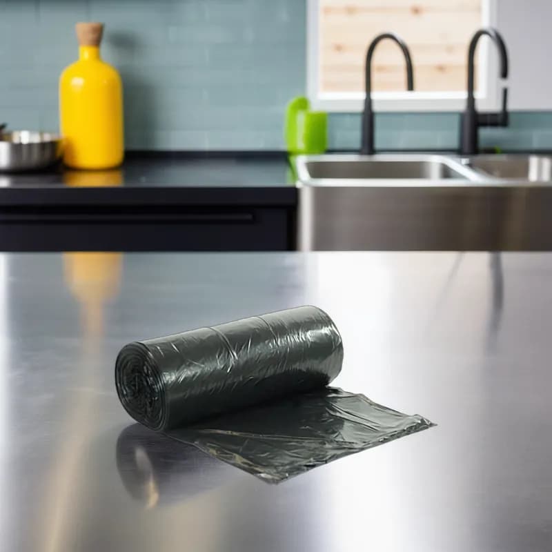 Can Liner 23X31 IN 12-16 GAL Black Plastic 0.3MIL 1000/Case