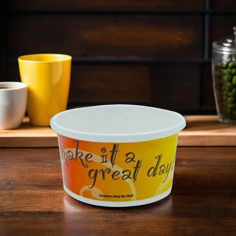 Food Container Base & Lid Combo 12 OZ Paper Great Day 250/Case