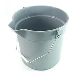 Mop Bucket 10 QT Plastic Gray Pour Spout 1/Each
