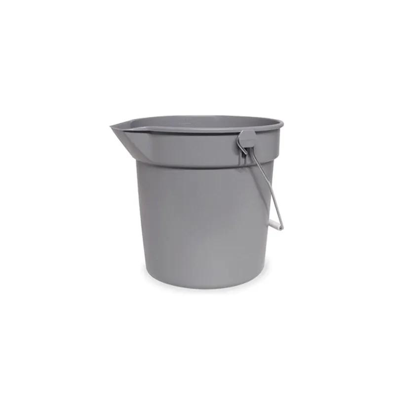Mop Bucket 14 QT Plastic Gray Round 1/Each