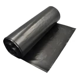 Can Liner 24X24 IN Black Plastic 0.85MIL 500/Case