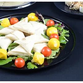 Serving Tray Base 12 IN Black Round 25/Case