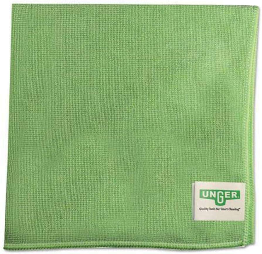 MicroWipe™ Cleaning Cloth 16X15 IN Microfiber Green Maximum Absorbency 10 Count/Case