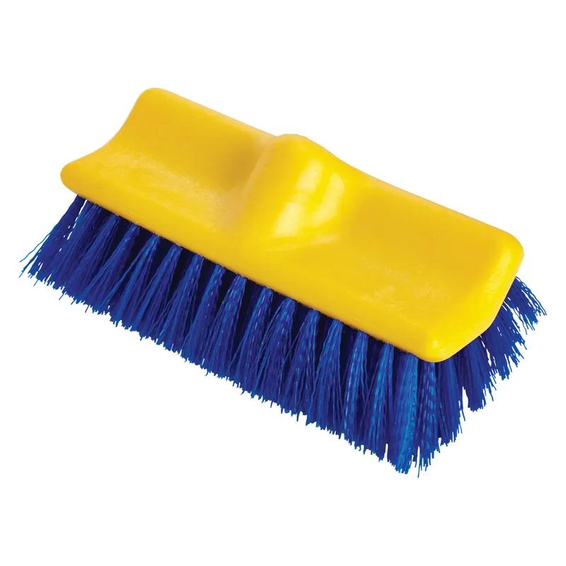 Floor Brush 10.00X10.50X3.50 IN PP Blue Bi-Level 1/Each