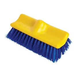 Floor Brush 10 IN PP Blue Yellow Bi-Level 1/Each