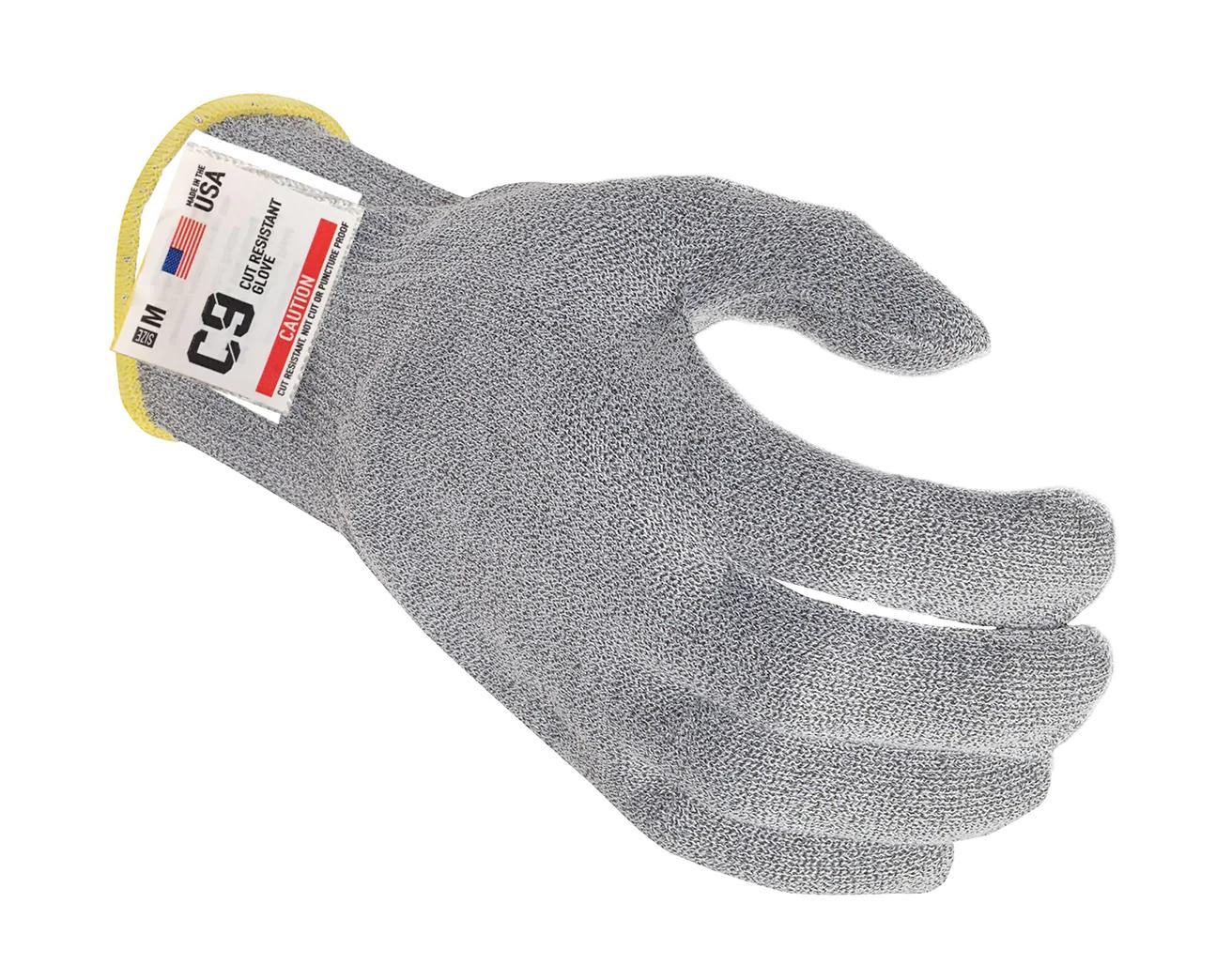 Gloves Medium (MED) Medium Weight Cut Resistant Stainless Steel Fiber 1/Each