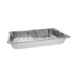 Steam Table Pan Full Size 346 OZ 19.6X11.6X3.4 IN Aluminum Silver 40/Case