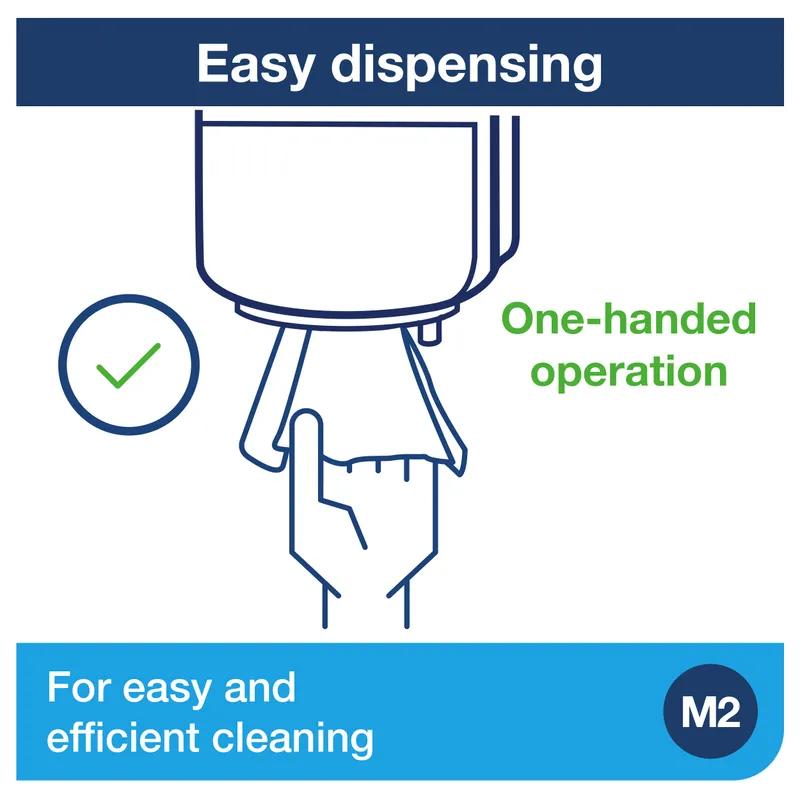 Tork M2 Elevation Paper Towel Dispenser 8.95X9.42X14.39 IN Plastic Wall Mount Black Centerfeed 1/Each