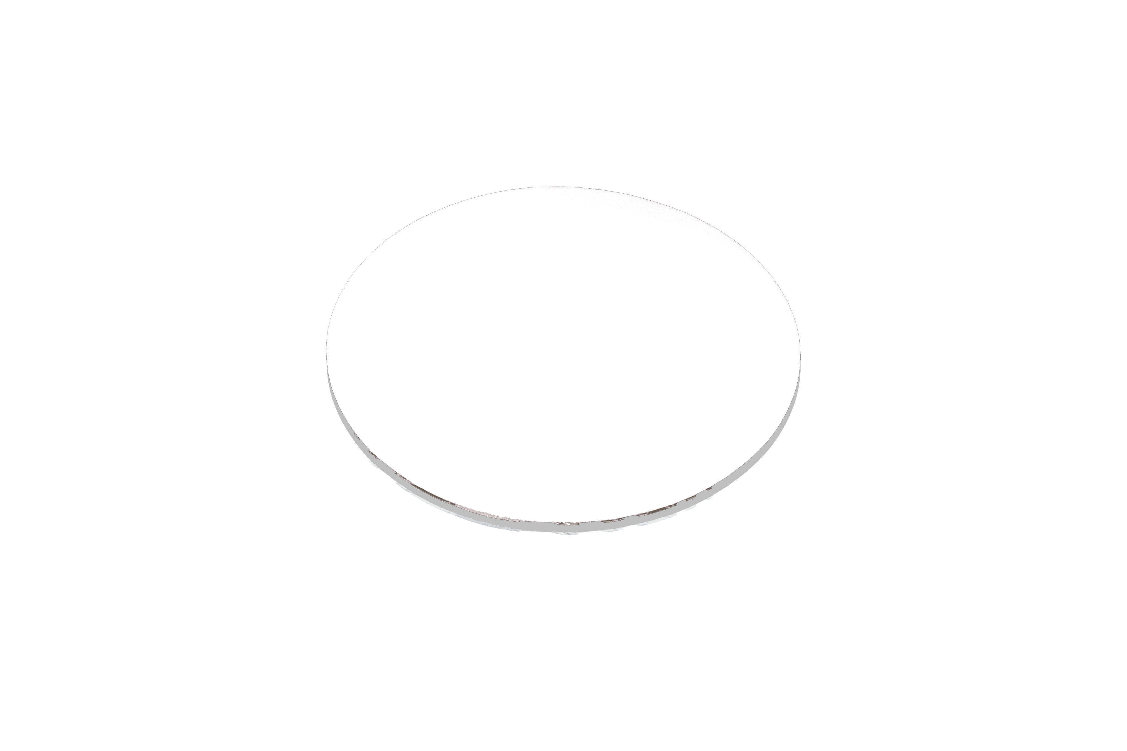 Cake Circle 10 IN Corrugated Paperboard White Round Grease Resistant Single Wall 100/Case