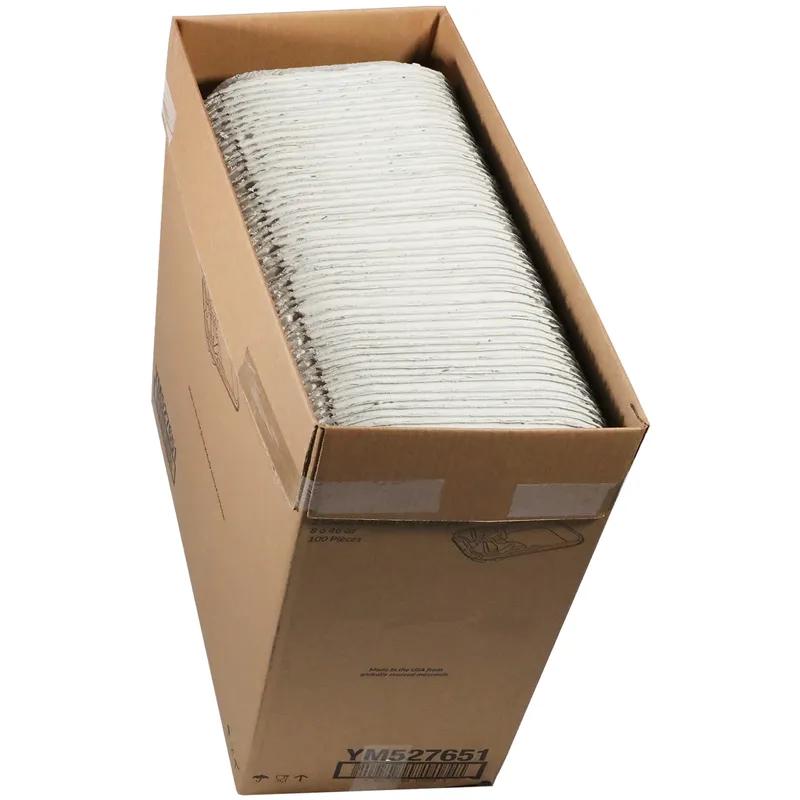 Cup Carrier & Tray 2.25X10.5X13 IN 2 Compartment Molded Fiber Natural For 8-46 OZ Without Handle Reusable 100/Case