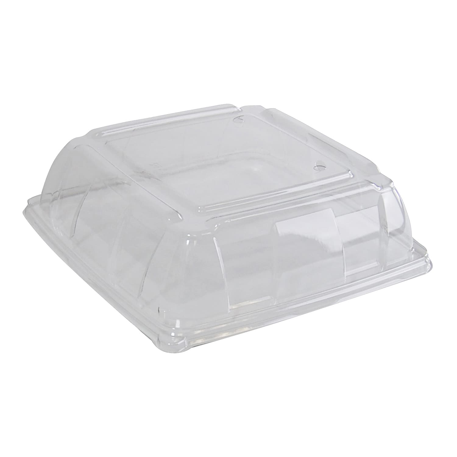 Lid 10.7X10.7X2.93 IN PET Clear Square For Platter 25/Case