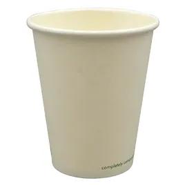 79-Series Hot Cup 8 OZ Single Wall Poly-Coated Paper White 1000/Case