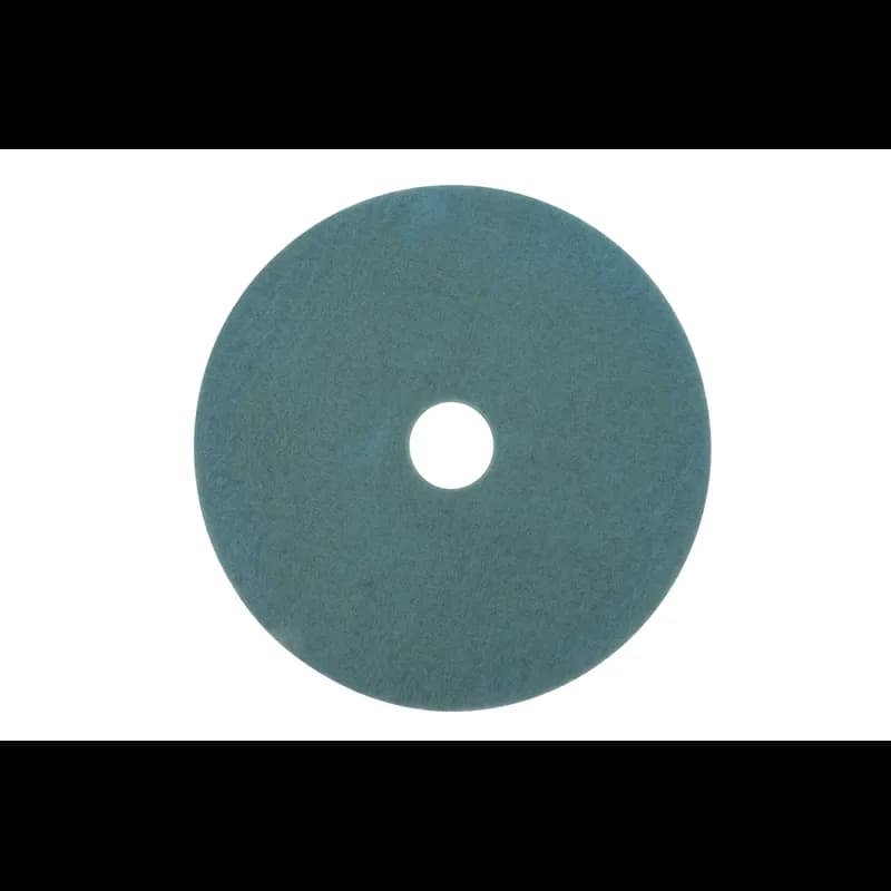 3M™ 3100 Burnishing Pad 20X1 IN Aqua Non-Woven Polyester Fiber Nylon Fiber 1500-3000 RPM Center Hole 5/Case