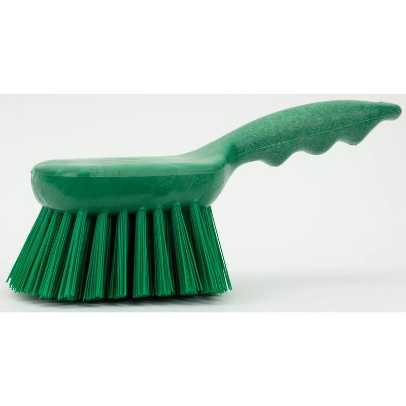 Sparta® Scrub Brush 8 IN PP Polyester Green Color Coded Short Handle Floater 1/Each
