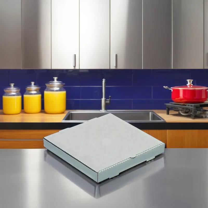 Pizza Box 16X16 IN Corrugated Cardboard White 50/Bundle