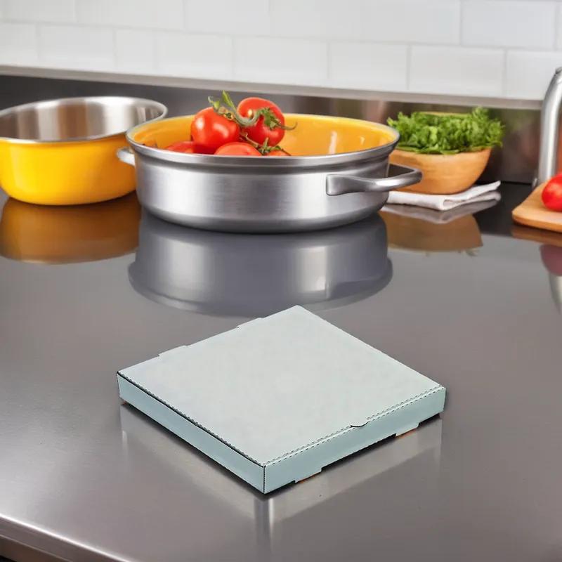 Pizza Box 16X16 IN Corrugated Cardboard White 50/Bundle