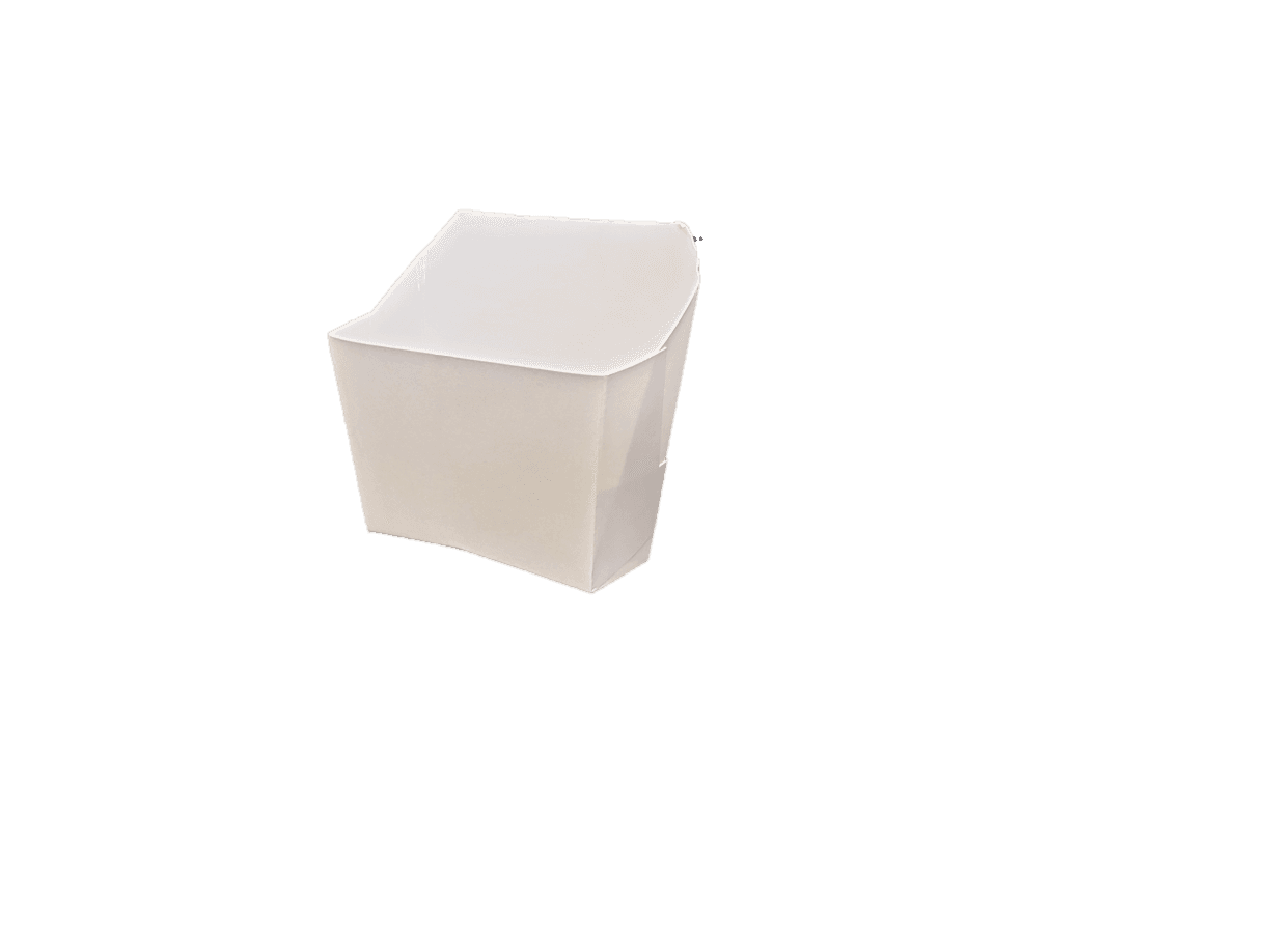 French Fry Cup & Scoop Paper White 1000/Case