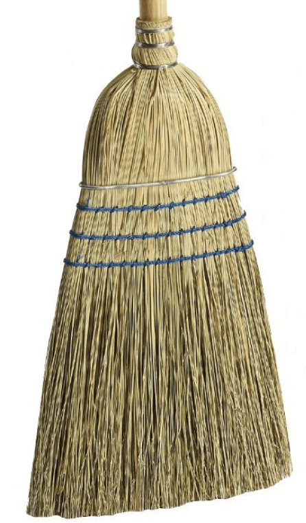 Bristles Warehouse Broom 28 LB 42IN Natural Wood Natural Fiber 1/Each