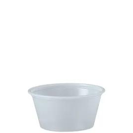 Solo® Souffle & Portion Cup 2 OZ PS Translucent Round Leak Resistant 250 Count/Pack 10 Packs/Case 2500 Count/Case