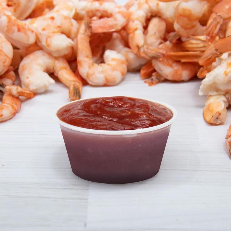 Solo® Souffle & Portion Cup 2 OZ PS Translucent Round Leak Resistant 250 Count/Pack 10 Packs/Case 2500 Count/Case