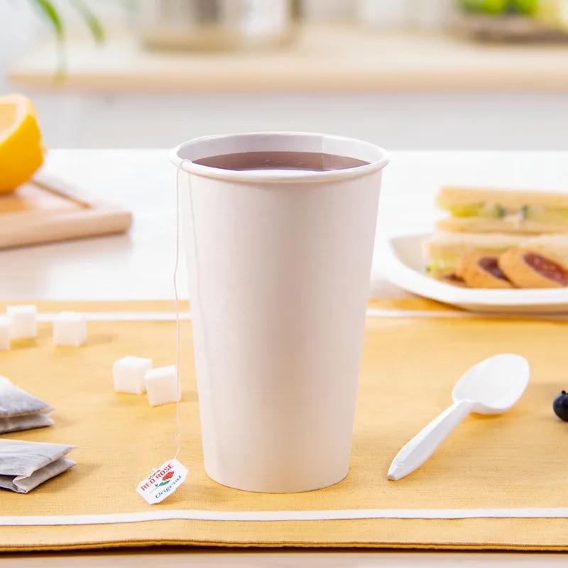 Solo® Hot Cup 16 OZ SSP White 50 Count/Pack 20 Packs/Case 1000 Count/Case