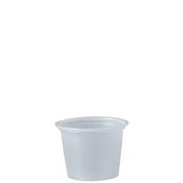 Solo® Souffle & Portion Cup 1 OZ PS Translucent Round Stackable 250 Count/Pack 10 Packs/Case 2500 Count/Case