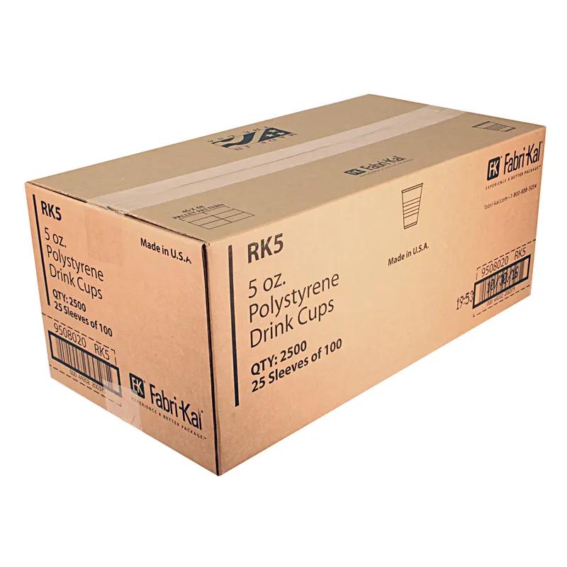 RK Cold Cup 5 OZ HIPS Translucent 2500/Case