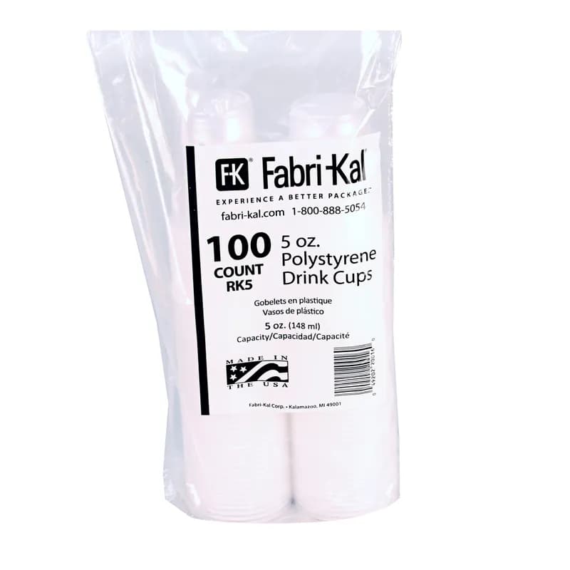 RK Cold Cup 5 OZ HIPS Translucent 2500/Case