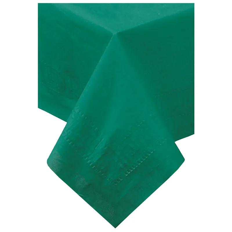 Table Cover 54X108 IN Paper Green Rectangle 25/Case