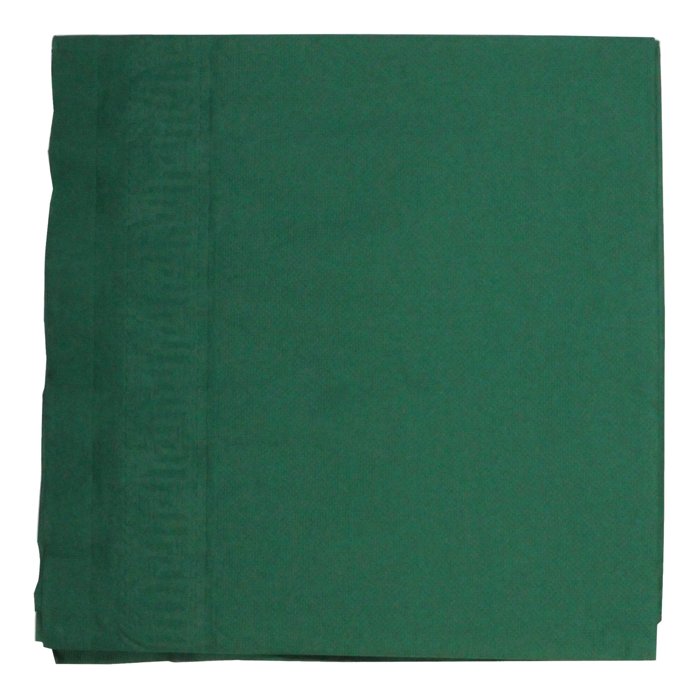 Table Cover 54X108 IN Paper Green Rectangle 25/Case
