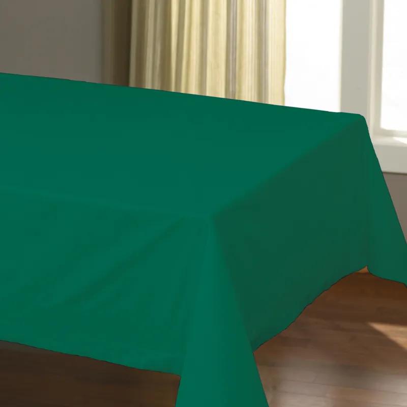 Table Cover 54X108 IN Paper Green Rectangle 25/Case