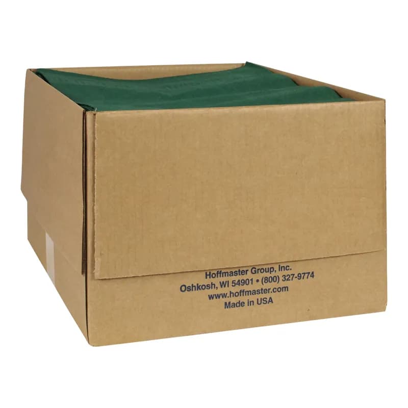 Table Cover 54X108 IN Paper Green Rectangle 25/Case