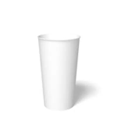 Hot Cup 20 OZ Single Wall Poly-Coated Paper White 800/Case