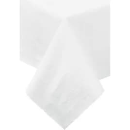Table Cover 54X108 IN Paper Poly Blend White 25/Case