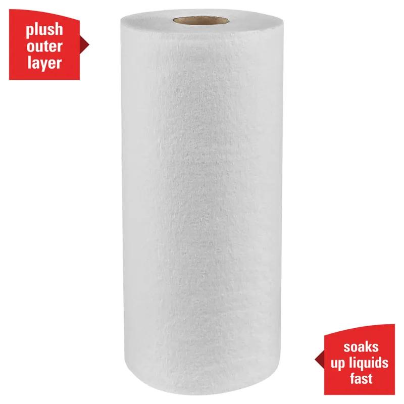 WypAll® PowerClean™ L40 Wipe Cloth White Small Roll 70 Sheets/Roll 24 Rolls/Case 1680 Sheets/Case