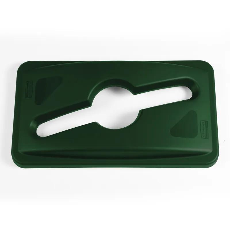 Slim Jim® Lid Green Resin Single Stream 1/Each