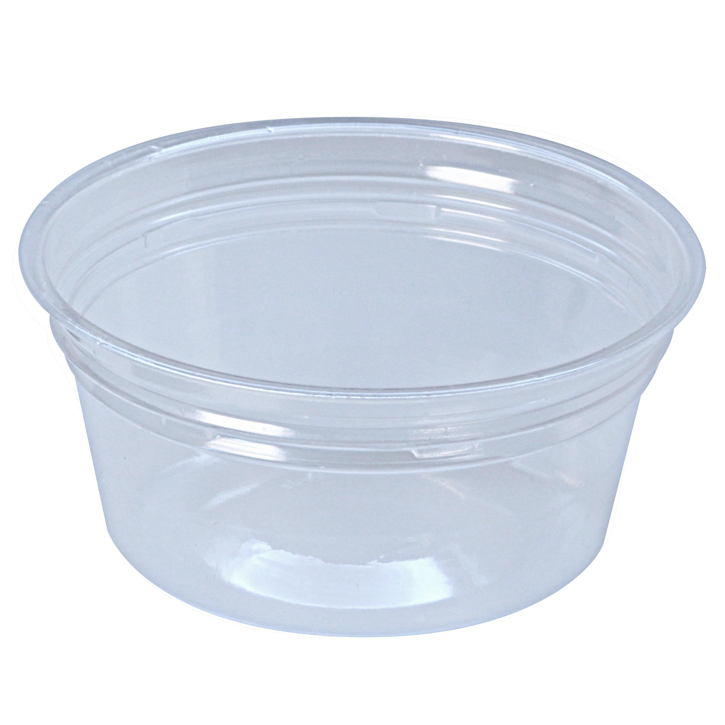 Deli Container Base 3 OZ PS Clear Round 1000/Case
