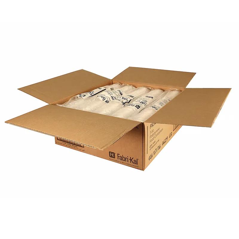 Deli Container Base 3 OZ PS Clear Round 1000/Case