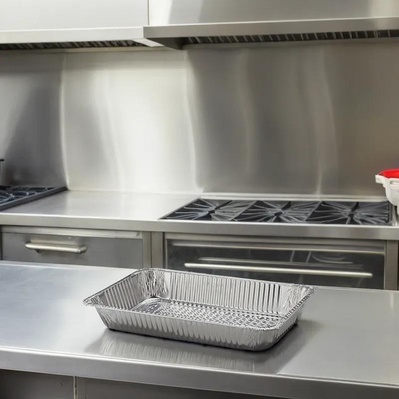 Steam Table Pan Full Size Aluminum Silver Deep 50/Case