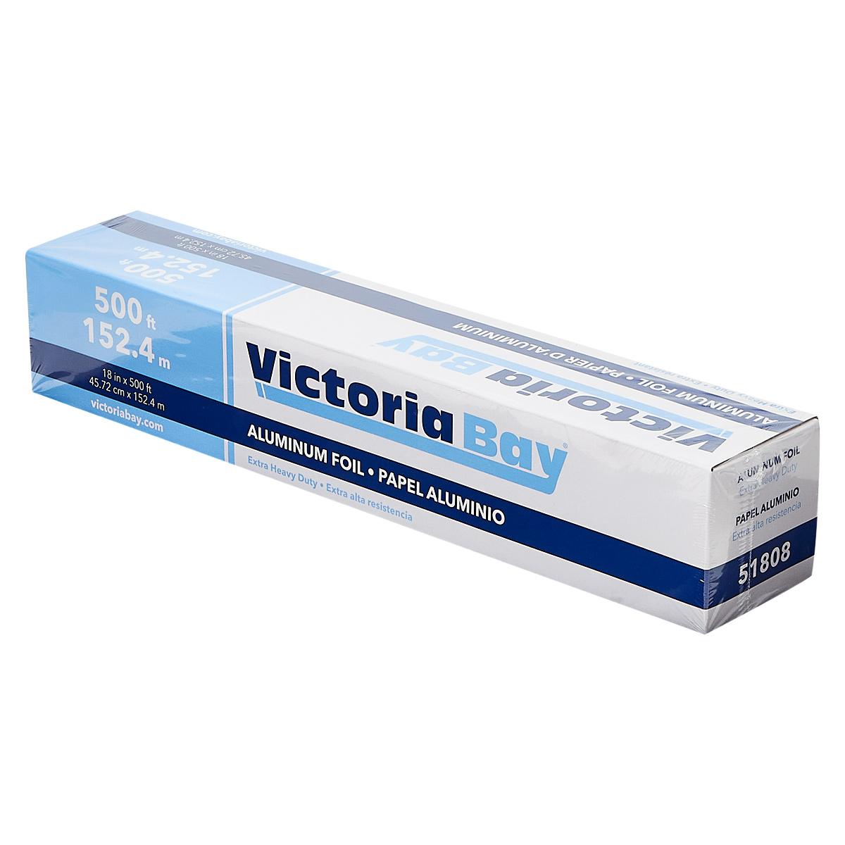 Victoria Bay Foil Roll 18IN X500FT Aluminum Extra Heavy Duty 0.024 Gauge 1/Roll