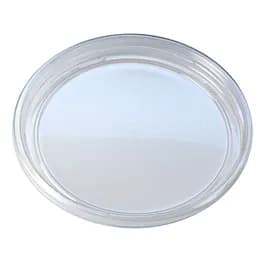 Lid Flat 3.8X0.4 IN PS Clear Round For 5 OZ Container 1000/Case