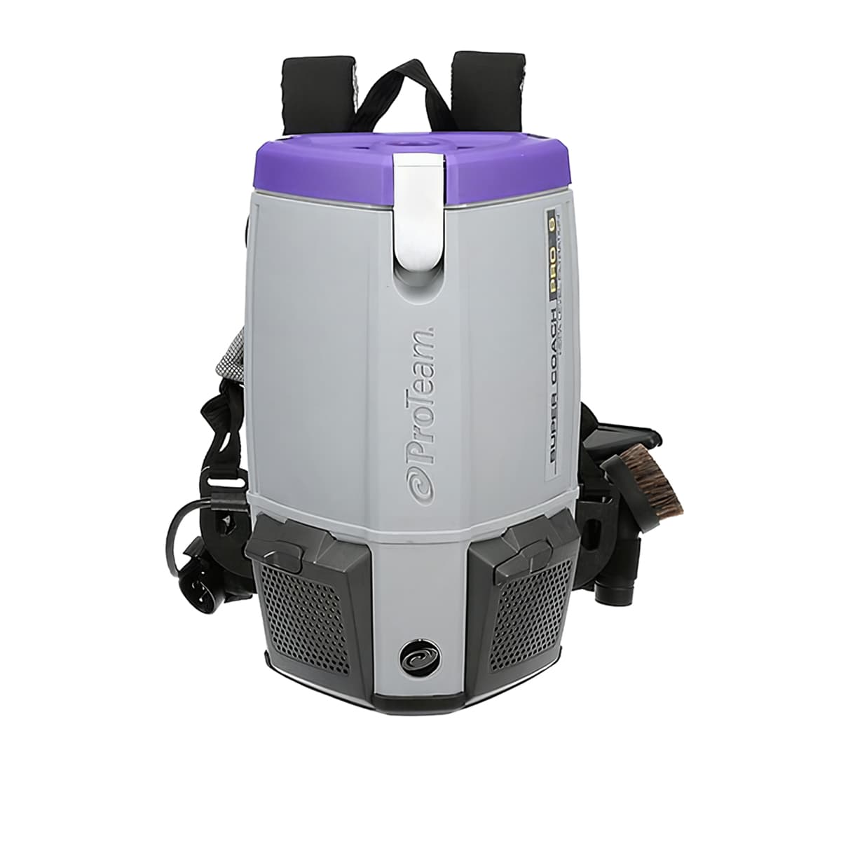 Super Coach Pro Backpack Vacuum 6 QT With 50FT Cord With Xover Multi-Surface Two-Piece Wand Tool Kit 1/Each