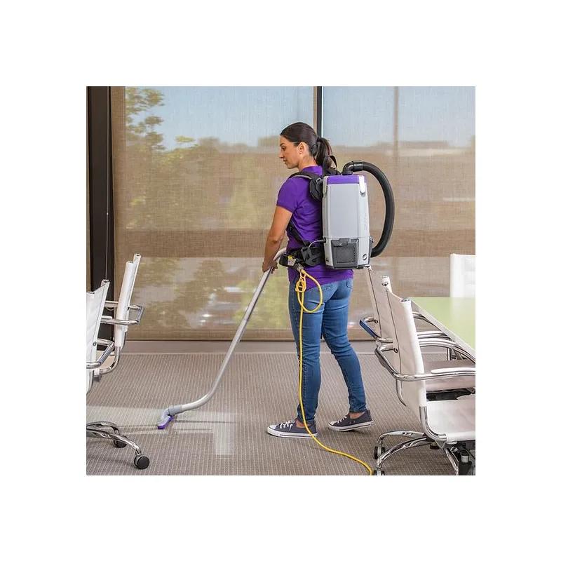 Super Coach Pro Backpack Vacuum 6 QT With 50FT Cord With Xover Multi-Surface Two-Piece Wand Tool Kit 1/Each