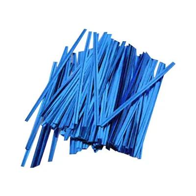 Twist Tie 4 IN Paper Blue 2000/Box