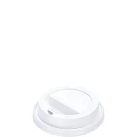 Solo® Traveler® Lid Dome 3.214X0.735 IN PS White For 8 OZ Hot Cup Cappuccino Sip Through 100 Count/Pack 10 Packs/Case