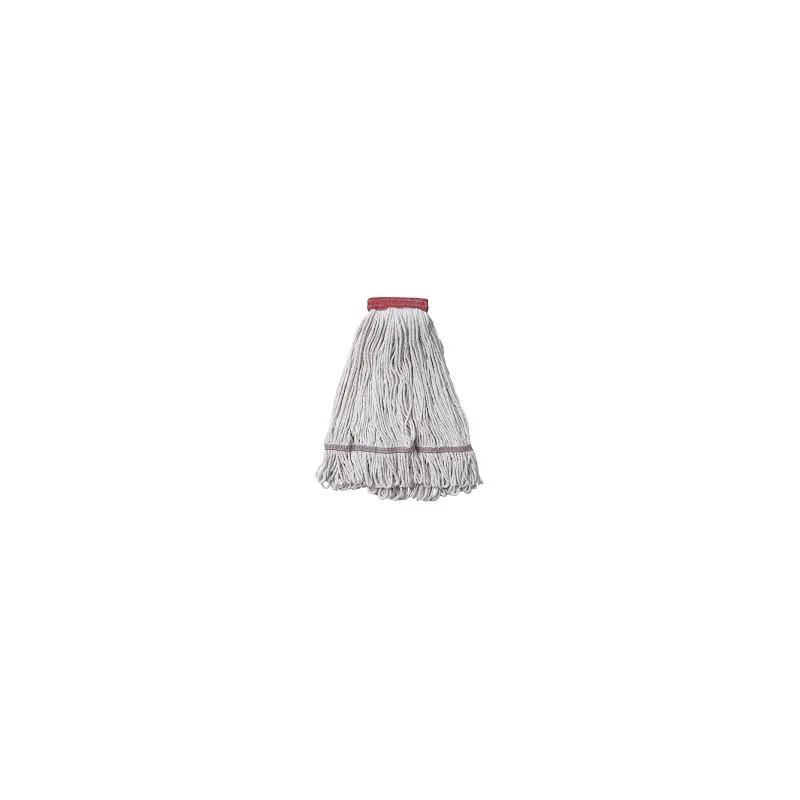 Mop Head Small (SM) 12 OZ Natural Cotton Rayon Synthetic Fiber Non-Antibacterial Looped 12/Case