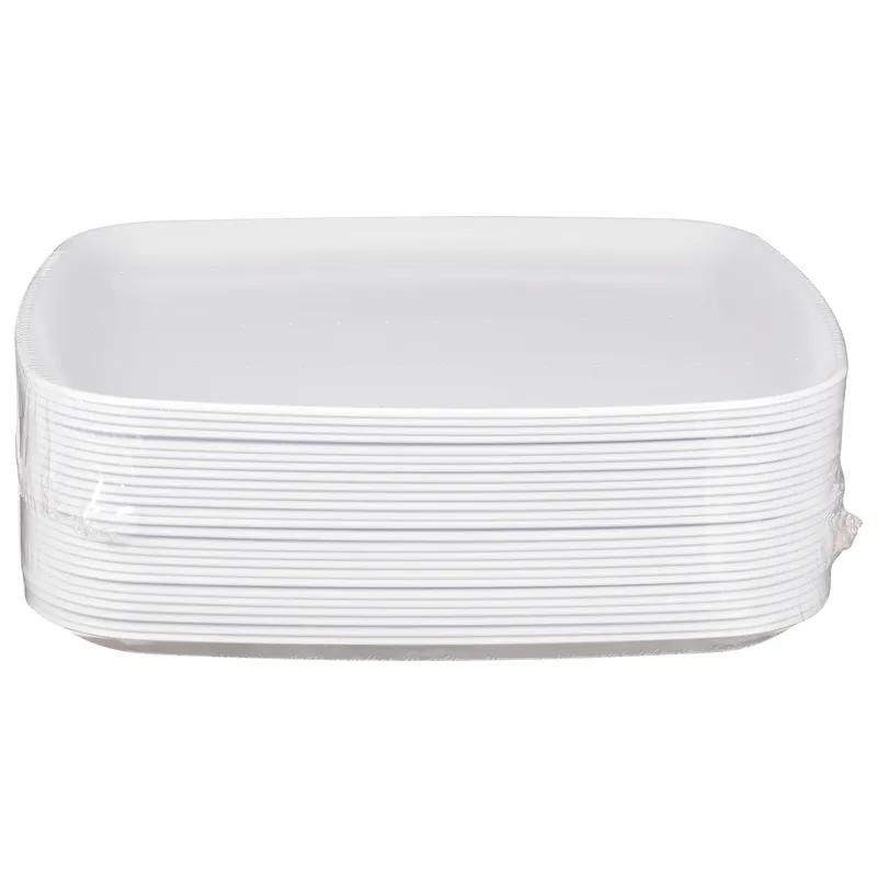 Serving Tray 12X12 IN PP White Square 25/Case